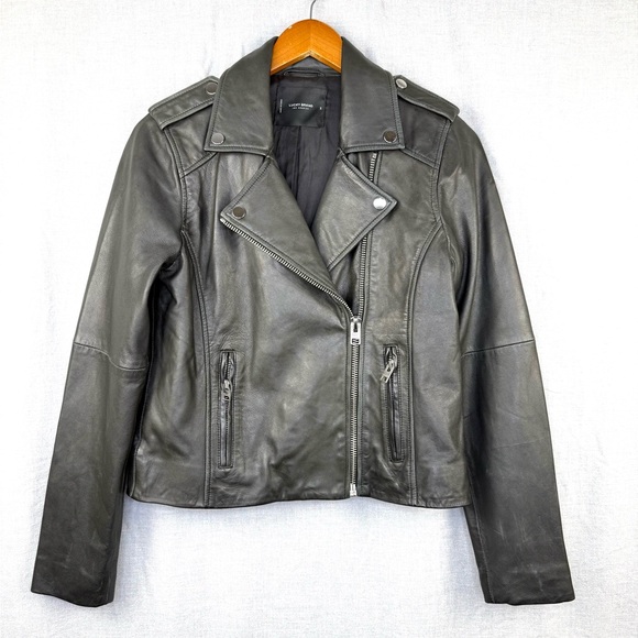 Luckily Brand Leather Moto Jacket - Picture 7 of 11